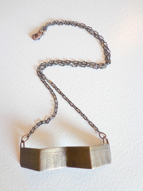 Strange Ritual Zig Zag Necklace