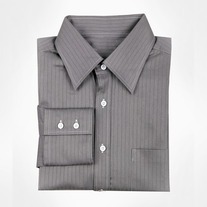 Men's Buttondown Classic Stripe Dress Shirt