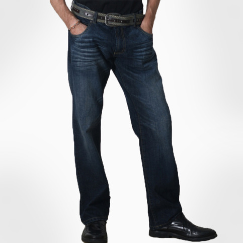 Men's Vintage Straight Jeans-Fotini Regular Fit