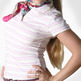 Women's Short Sleeve Polo Shirt- Pink Coral  - Thumbnail 1