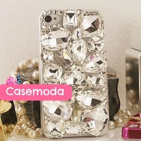 New Bling Crystal Sparkle Various Shapes Big Rhinestones iPhone 4/4S Case