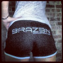 Braz3n Womens GO BIG shorts