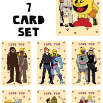 Best friends I love you 7 card set #1