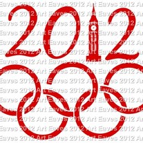 Big Ben 2012 Olympics Vinyl Decal