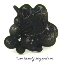 Adjustable 1.5 inch acrylic gothicorn ring