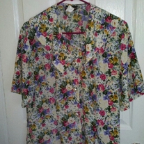 Notations Floral Blouse sz 12