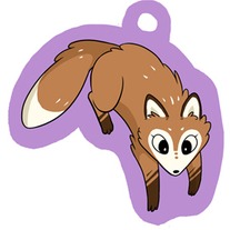 Red Fox Phone Charm