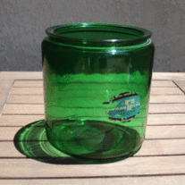 Prak T Kal Vaporizer Vintage Green Glass Jar