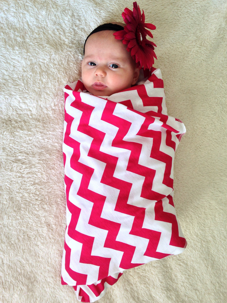 Single Layer Swaddling Blanket on Storenvy