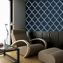 Beautiful Morocco Inspired Designer Pattern Stencil for Walls Decor Better Than Vinyl Decals or Wall coverings
