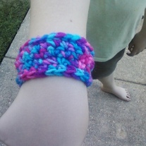 Crochet wristband