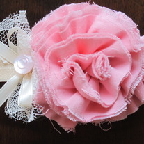 Sweet Blush and Cream headband