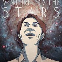 "Carl Sagan: To The Stars" Print (A3)