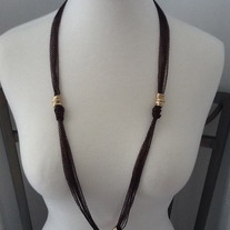 Chocolate Ringlets Necklace Set