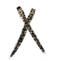 ♥ SCENE,EMO BLONDE / BLOND LEOPARD CLIP-IN HAIR EXTENSIONS ♥