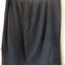 Blue and Black Knit Skirt