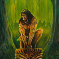 Tarzan And The Call Of The Maori Limited Ed Print