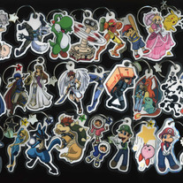 Keychains - Super Smash Bros. BRAWL Character Keychains (Fanart)