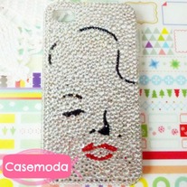 New Bling Marilyn Monroe Rhinestones iPhone 4/4S Case Design #2