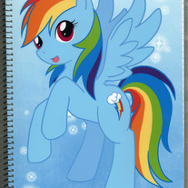 Notebook L - My Little Pony FiM: Rainbowdash (Fanart)