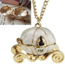 Cinderella Pumpkin Carriage Necklace