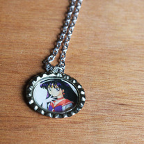 Sailor Mars Bottlecap Necklace