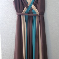 Max & Cleo Braided Dress NWOT
