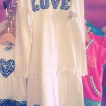 Hope White Dress "Love With Heart"