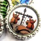 Trekking around Peru - Fridge Bottle Cap Photo Magnet Set - Thumbnail 2