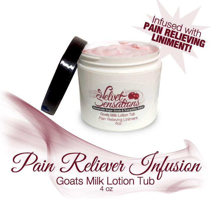 Pain Reliever Infusion Goats Milk Lotion Tub on Storenvy