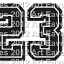 Baseball Address Vinyl Decal Great for Doors and Mailboxes