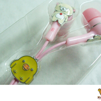 Korilakkuma Earphones (Metallic)