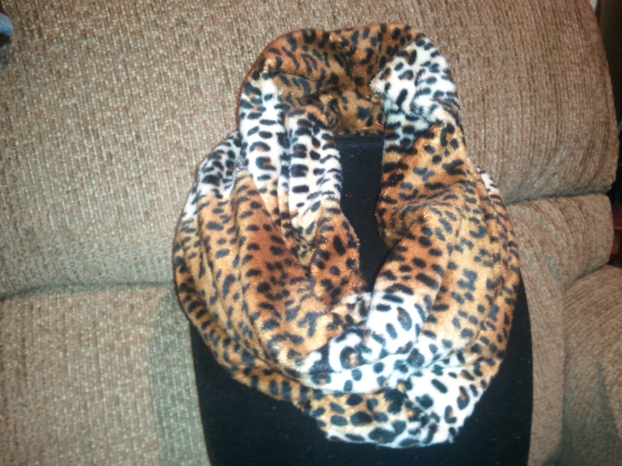 Leopard Faux Fur Infinity Scarf · BellaMia Designs · Online Store