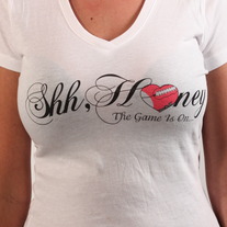 Shh, Honey Football White