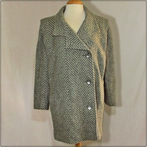 Vintage Grey Chevron Jacket