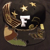 Army Hat w/ Personalized Letter