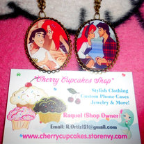Hipster Tattooed Ariel & Eric NECKLACE