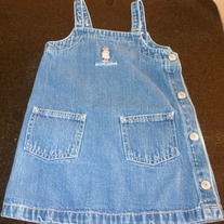 RALPH LAUREN JEAN DRESS SIZE L 12-18 MONTHS