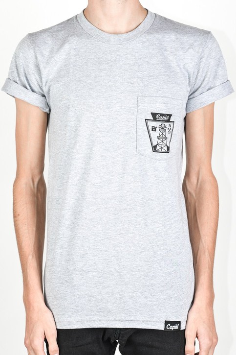 Grey Tradition Pocket Tee
