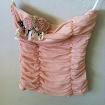 Light pink ribbed Tube Top