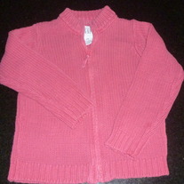 Pink Zip Sweater-Baby Gap Size 4T