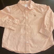 Light Peach Shirt-Baby Gap Size 3T