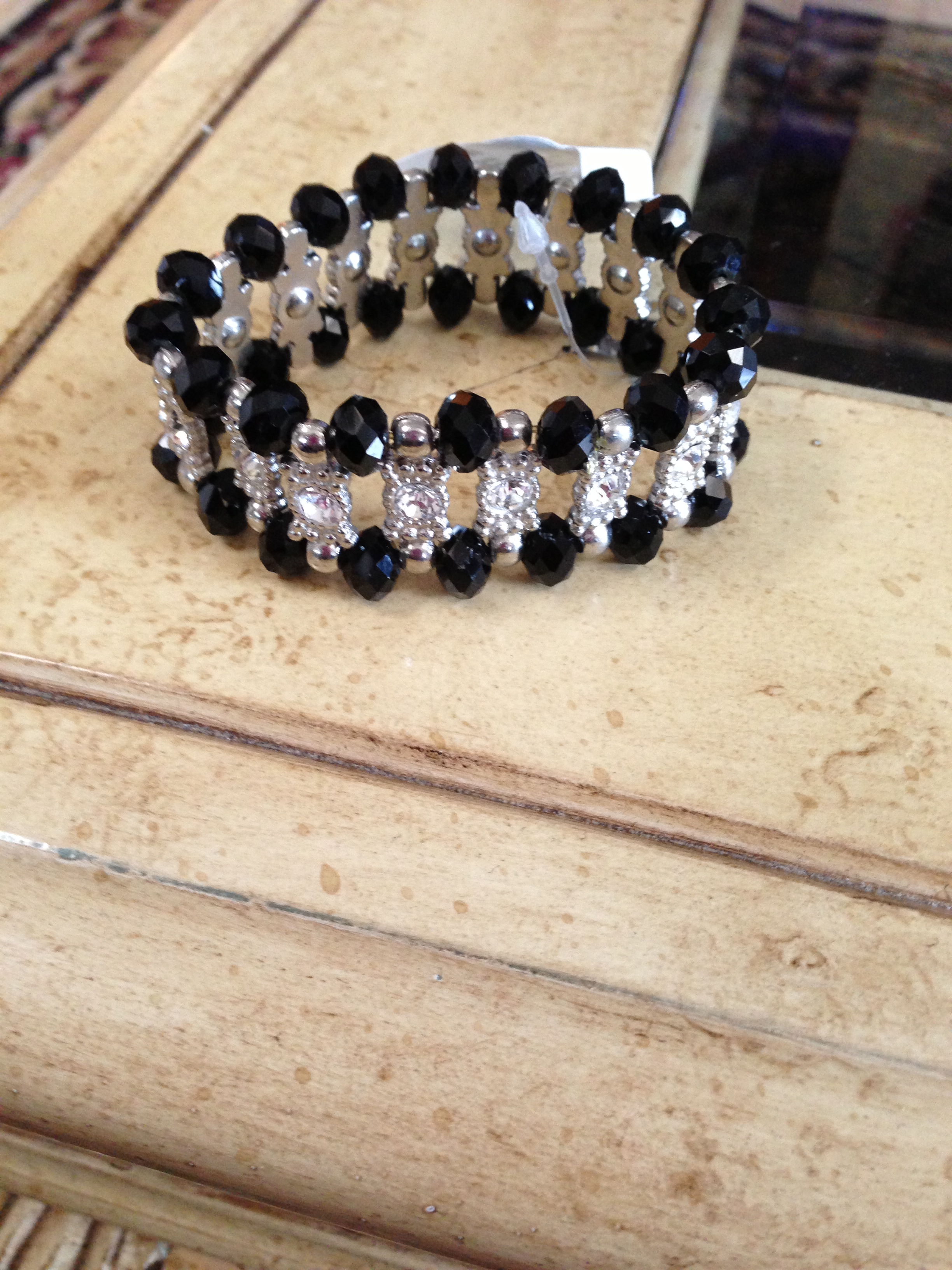Black/Cleart Rhinestone Bracelet · Princess Armor · Online Store