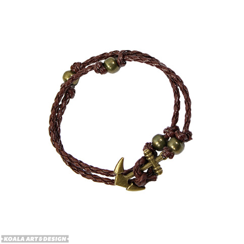 Bronze Anchor Bracelet