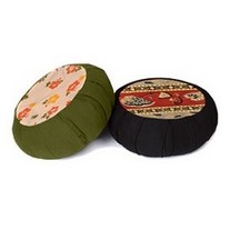 Round Printed Kapok Meditation Zafu
