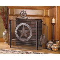 Lone Star Fireplace Screen