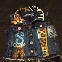 KIDS Custom Denim Vest(FULL FRONT ONLY)