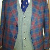 Century Club Tartan Sport Coat - 38S