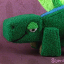 Cecil the Dimetrodon - Dinosaur Soft Sculpture