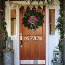 Holly Front Door or Mailbox Decal